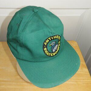 Anti Hero Skateboards Pigeon Round Green Snapback Hat Green One Size 100% Cotton